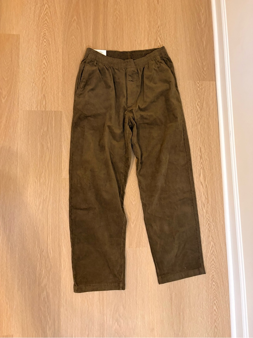 Uniqlo Men’s Corduroy Relaxed Trousers - Brown